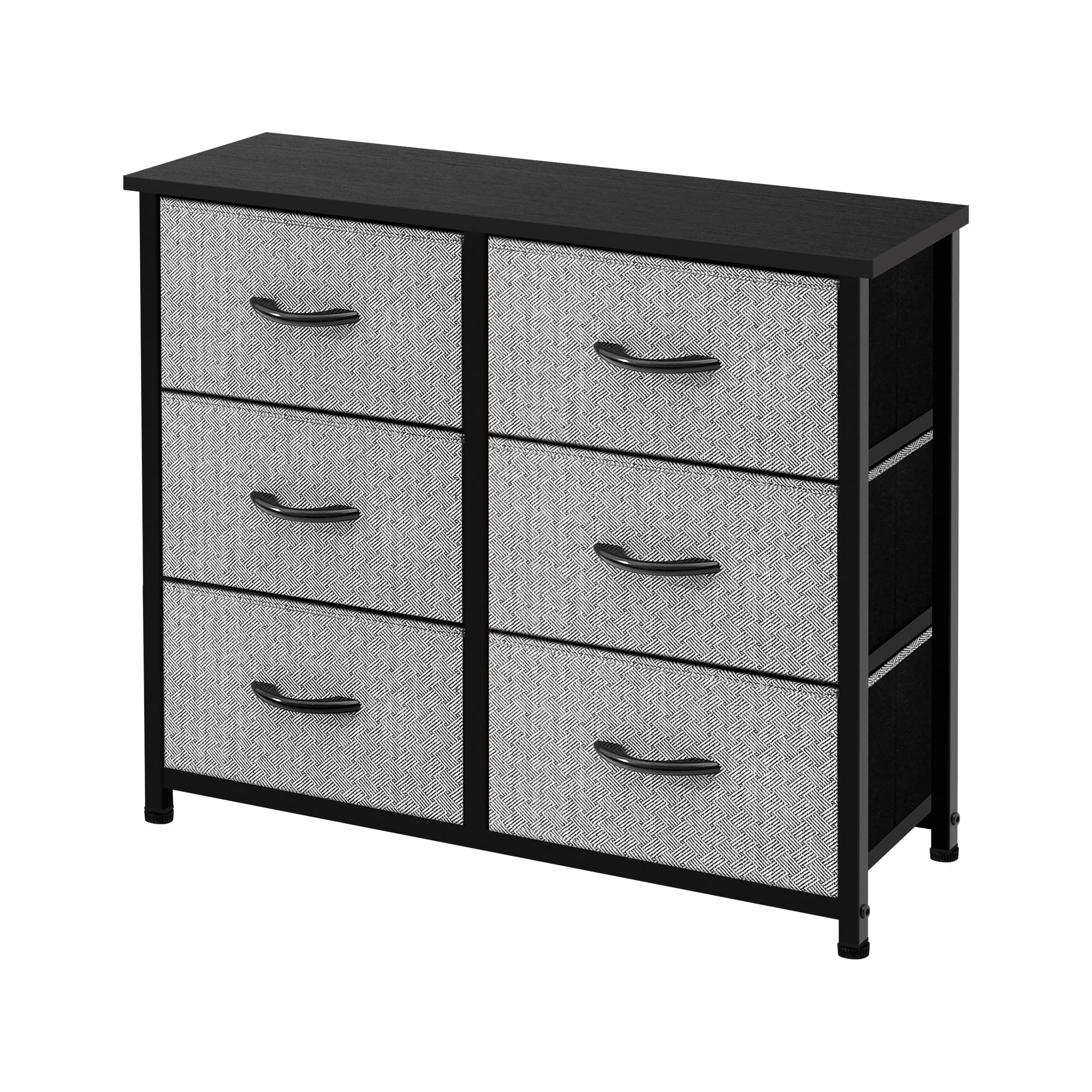 AZL1 Life Concept 6 Drawers Fabric, Tower Dresser for Bedroom, Hallway
