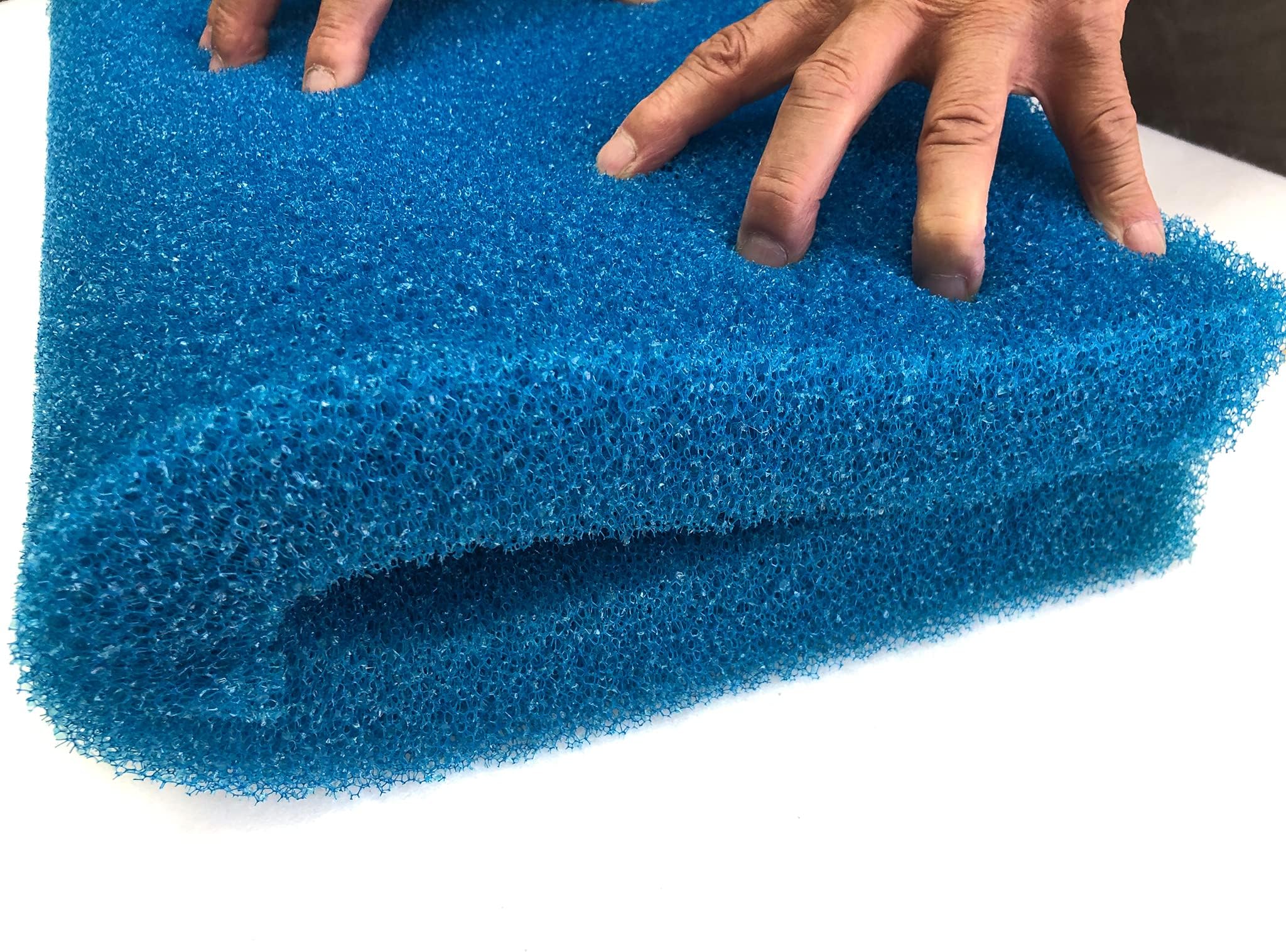 ViaAqua Aquarium Bio Sponge Filter Media Pad, 23.6" x 17" x 2", Open Cell Foam Cut-to-fit Matten Filter Fish Tank Sump Divider