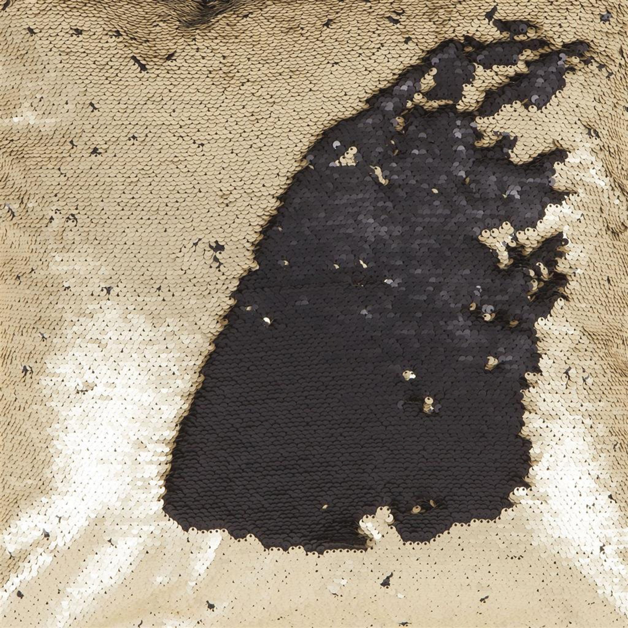 Springboard Magic Sequin Fabric - Gold/Black