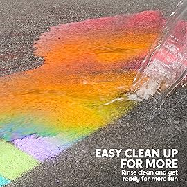 JOYIN 16 PCS Sidewalk Chalks Set Non-Toxic Washable Jumbo Chalk Bulk for Toddlers 1-3, Painting on Chalkboard, Driveway and Playground, Outdoor Activities, Gift for Kids, School Supplies