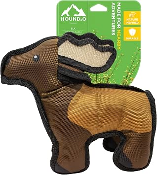 Dog Toys | Elk Stuffed Animal Squeaky Toy for Dogs | Interactive Outdoor Plush Toy Built for Adventure