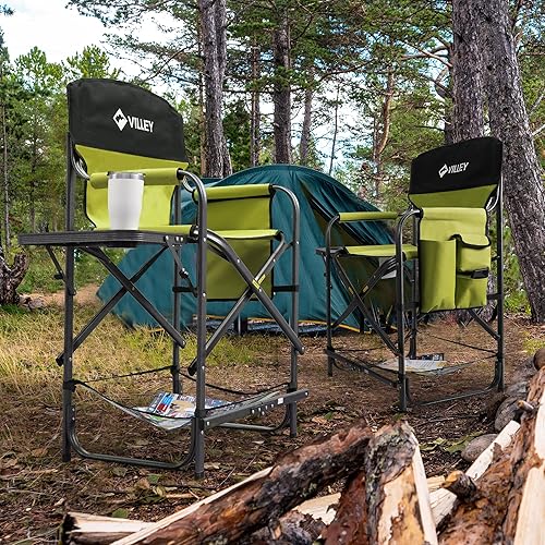Miniatura 5 de VILLEY Mesa de camping portátil + silla plegable de directores