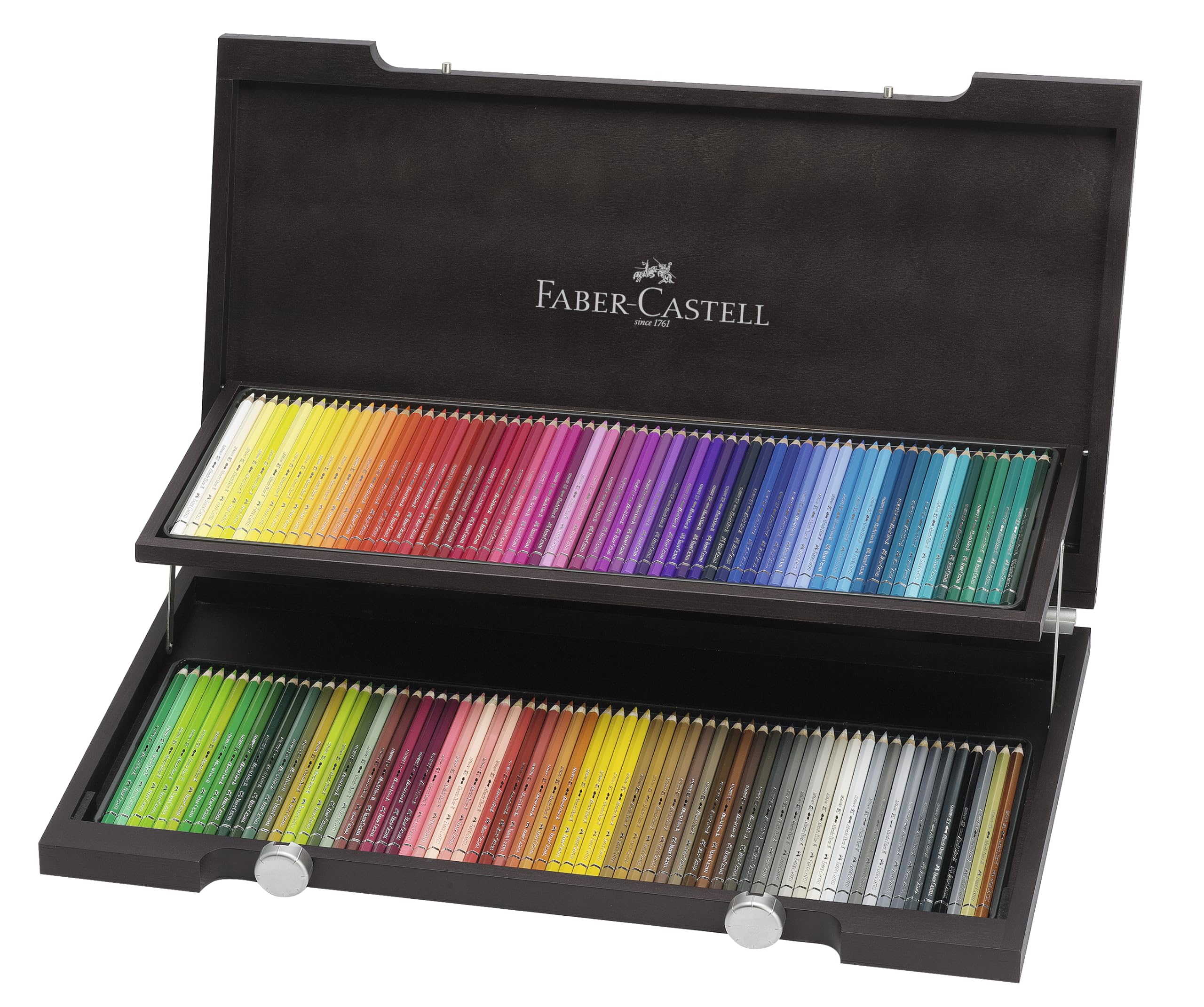 Faber-Castell Art & Graphic Albrecht Dürer Watercolour Pencil, Multicoloured, Wooden Case of 120, Art, Craft, Drawing, Sketching, Home, School, University, Colouring