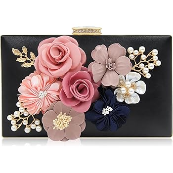 floral evening bag
