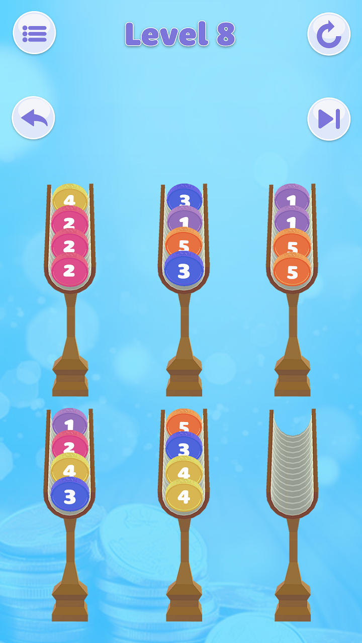 Coin Merge Sort Puzzle Games Coin Sort. Dive into the Thrilling