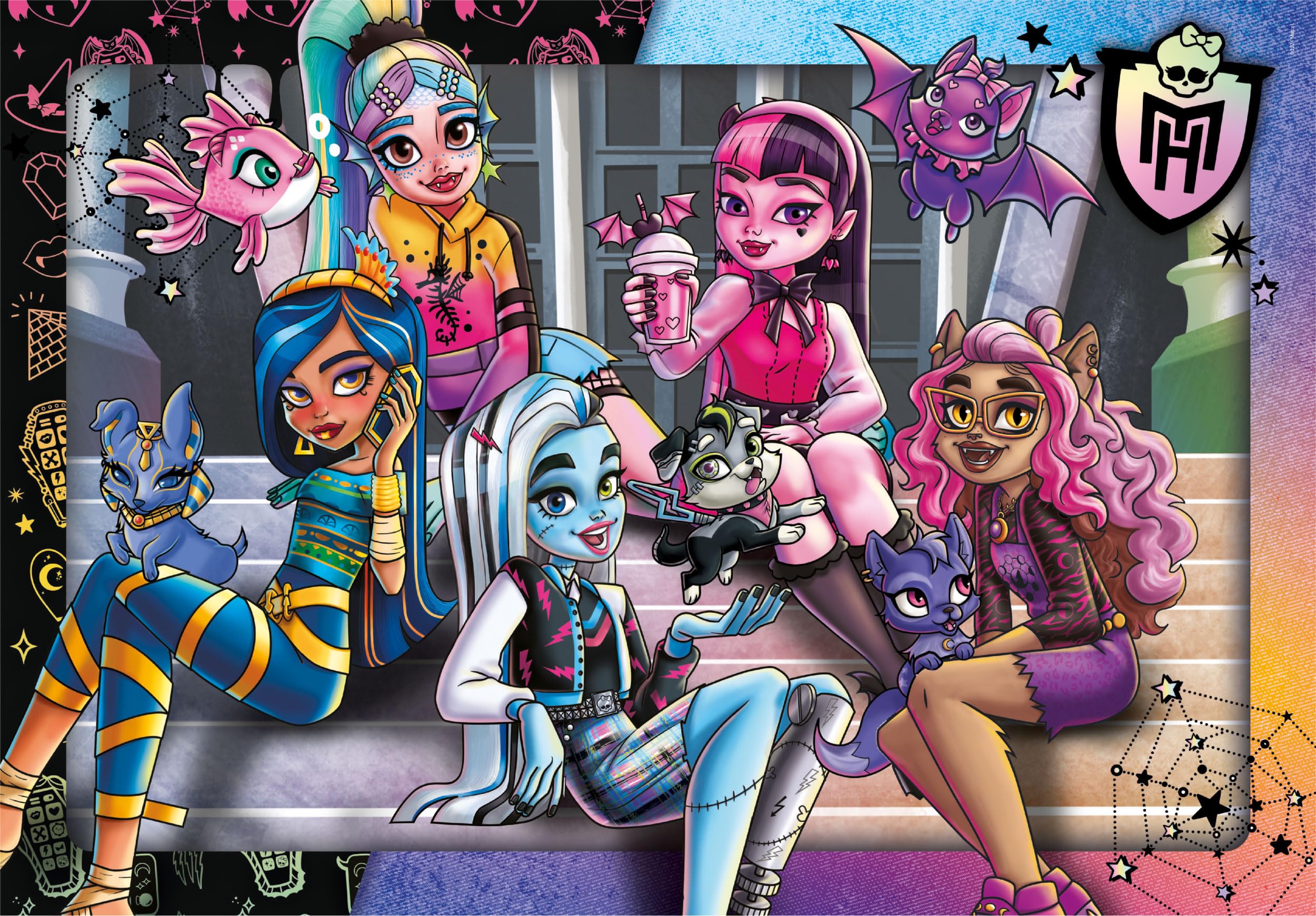 Clementoni Jigsaw Puzzle Monster High 180 Pieces, Supercolor Puzzle For Children 6-8 Years, Cartoon, Gift For Boy/Girls - Image 2