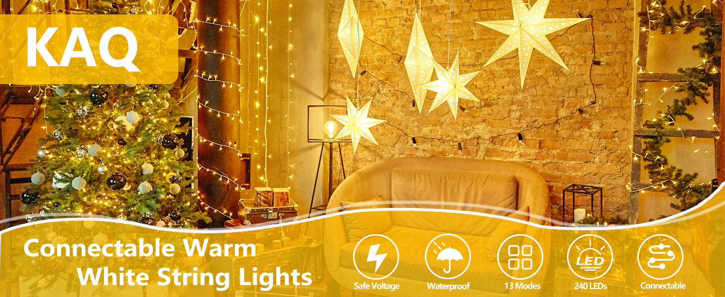 Super Bright 20/50/100M LED Garden String Light Outdoor 8 Modes Christmas Fairy Lights For Party Wedding Garland Backgound Decor - 39 - View #9