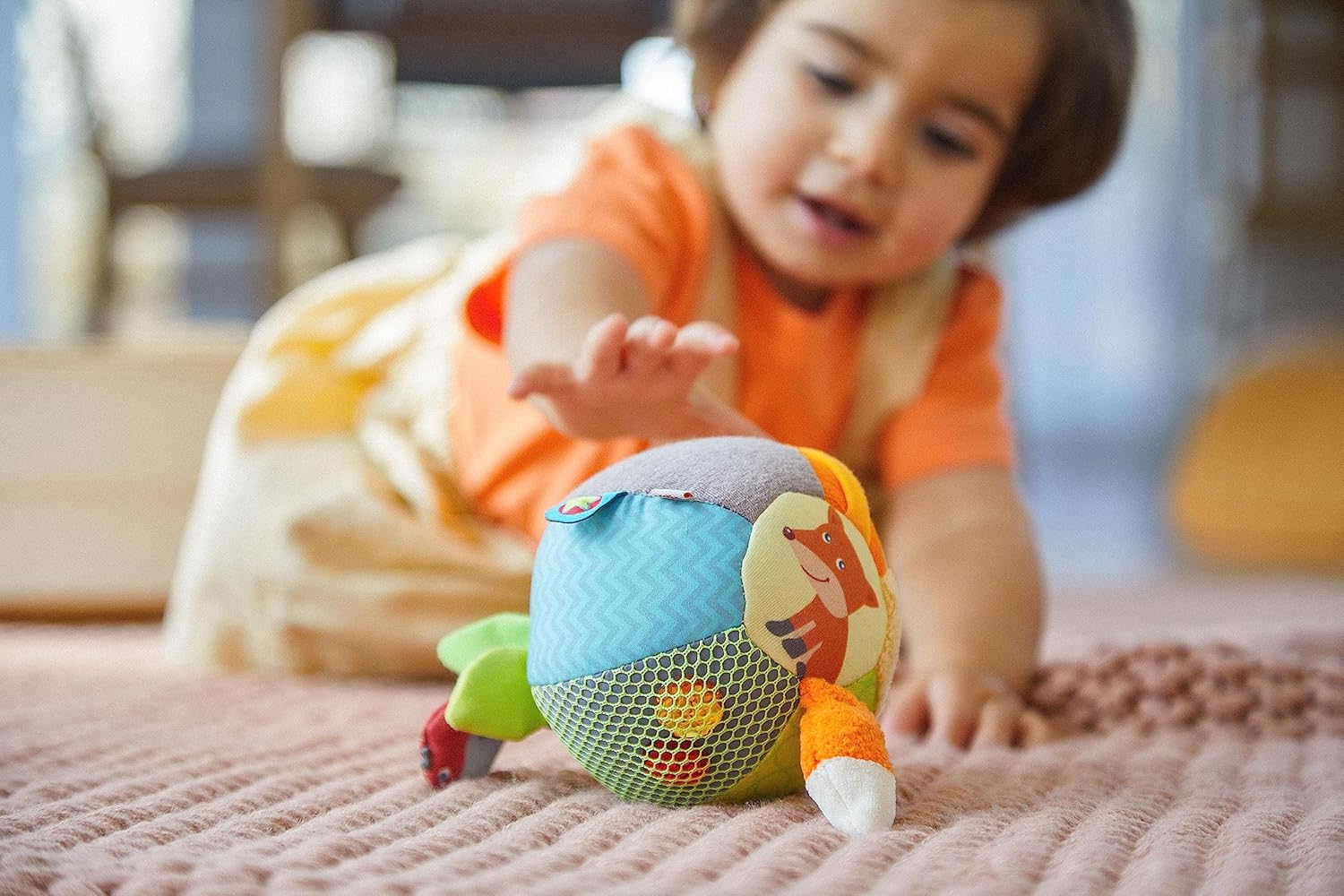 HABA - Forest Friends Discovery Ball - Sensory Ball for Baby - First Age Toy - 306893