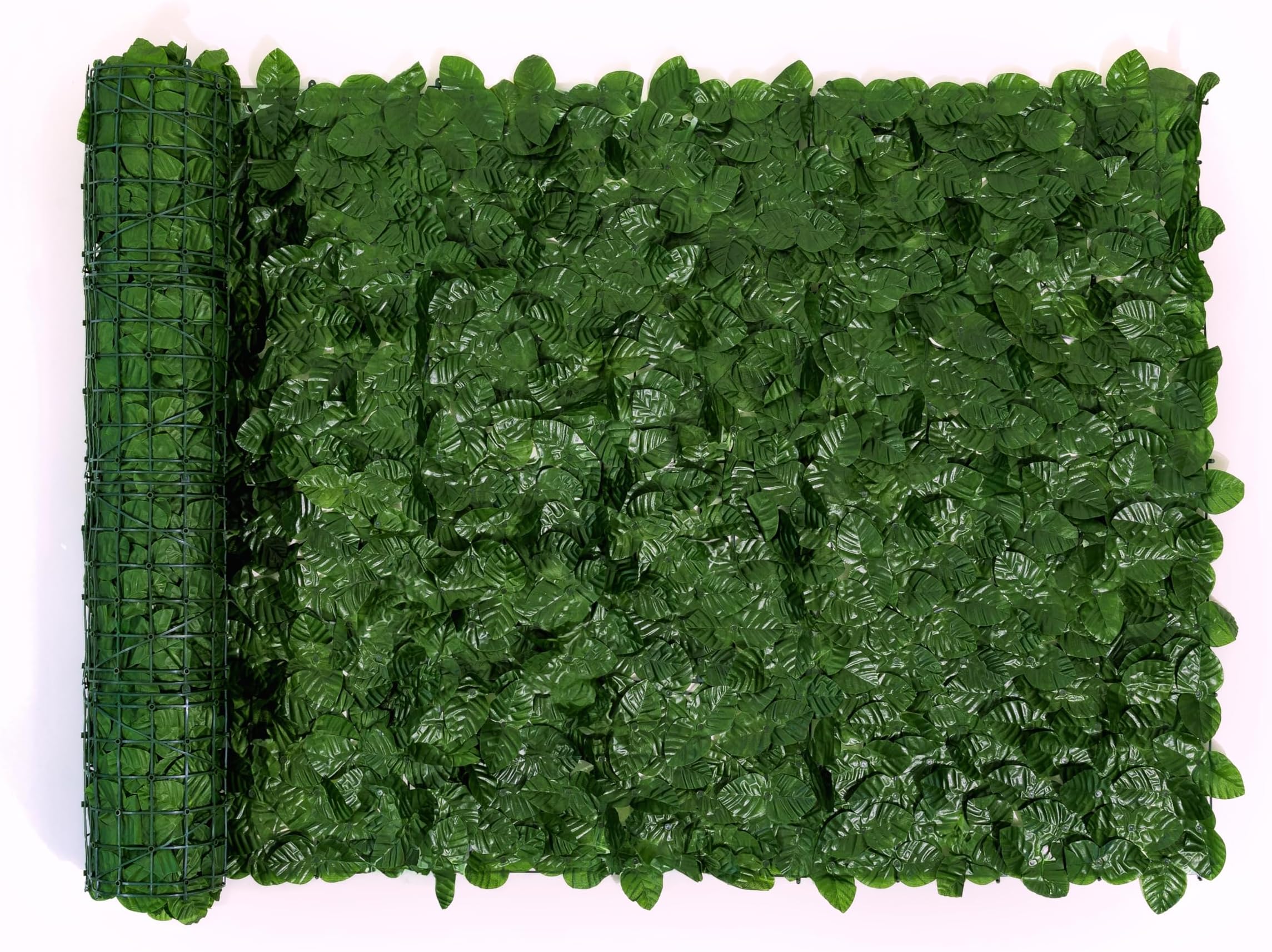 Siepe Artificiale ITALFROM A Piastrelle 50x50 Cm - Foglie Tipo Quadrifoglio, Divisibile In 4 Da 25x25, Per Esterni E Interni, Antraggio UV