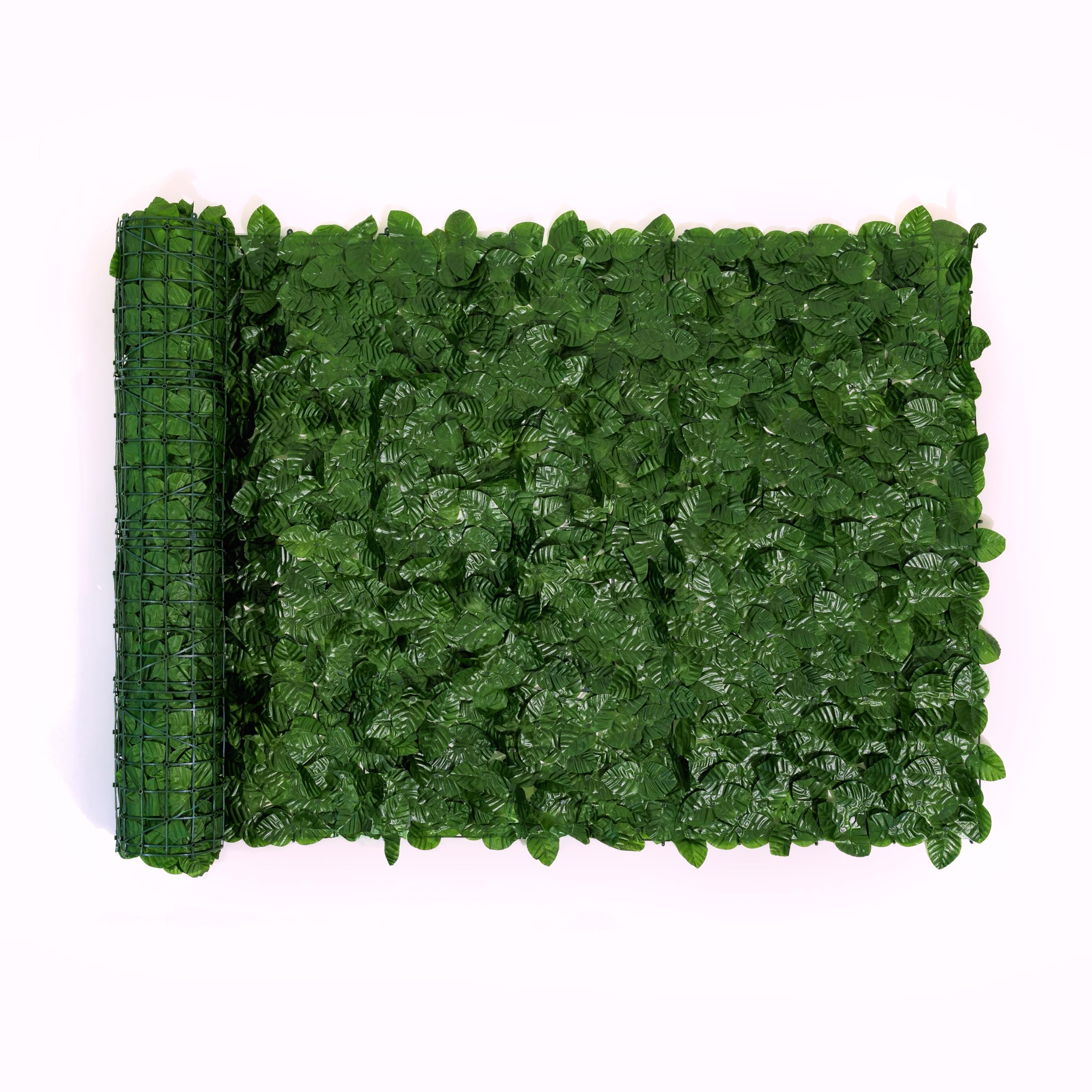 Windscreen4less Schermo Per Privacy In Edera Artificiale Verde Scuro - Pannello Foglie 99,1x396,2 Cm Per Recinzione Esterno/Interno, Giardino, Balcone