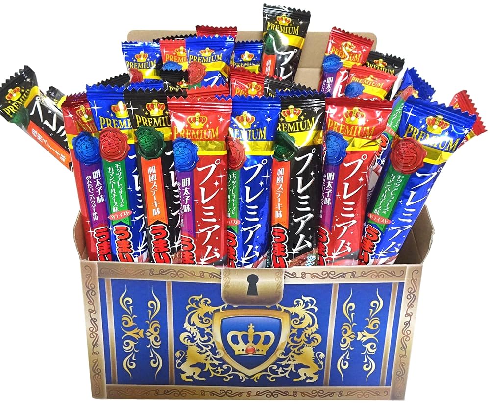Amazon.co.jp: 【プレミアム うまい棒のみ 合計33本 詰め合わせ
