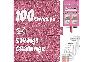Glitter Money Binder - A Savings Challenge to Jumpstart Your Financial Goals