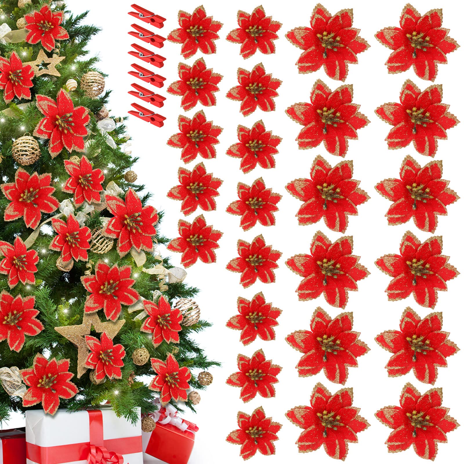 油絵 クリスマスの花 赤 ポインセチア 油絵 クリスマスの花 赤 ポインセチア 油絵 クリスマスの花 赤