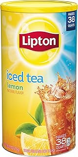 Lipton Sweetened Iced Tea Mix, Lemon (89.8 oz.), Yellow