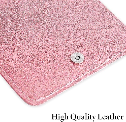 Miniatura 6 de Organizador de tarjetas de visita, soporte para tarjetas de visita, funda de piel sintética, carpeta de organización con nombre y tarjeta de