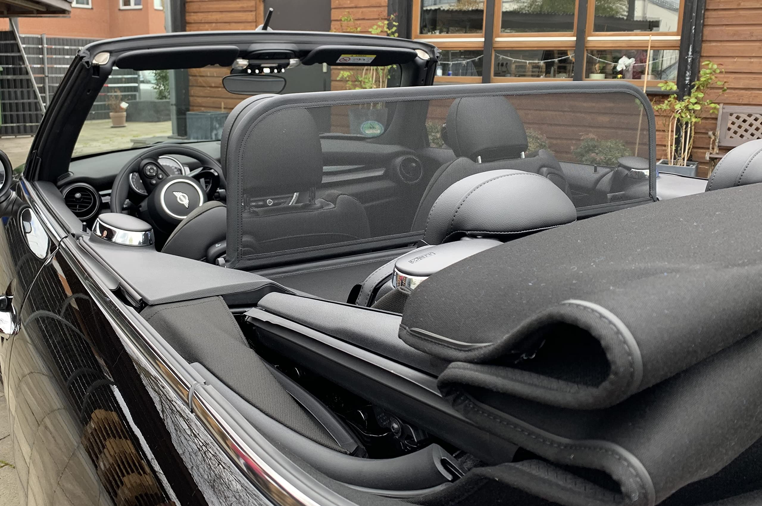 Windschott geeignet für BMW Mini One Cooper F67 Mk IV Cabrio mit Tasche