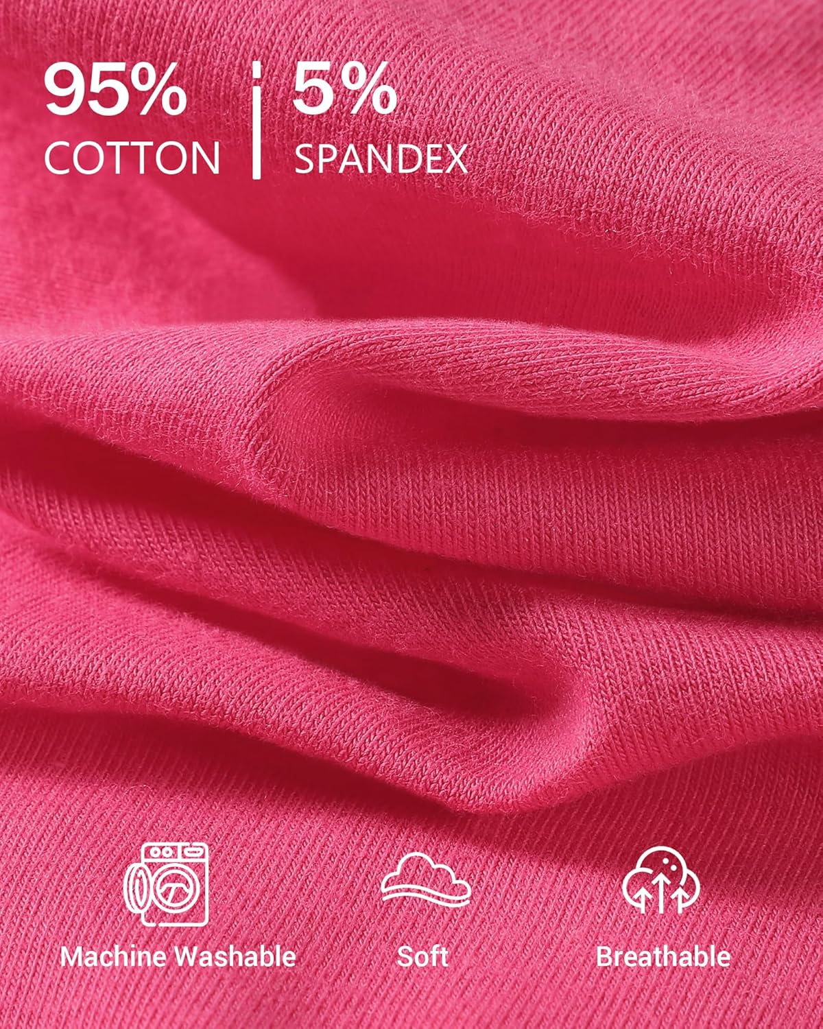 3 Pack Baby Cotton Pants Toddler Boys Girls Leggings Basic Clothes Size 18M-5T - Image 5