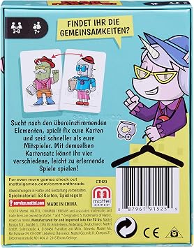 Mattel Games GTH20 - Paar-Parade Kartenspiel Gesellschaftsspiel Familienspiel ab 7 Jahren