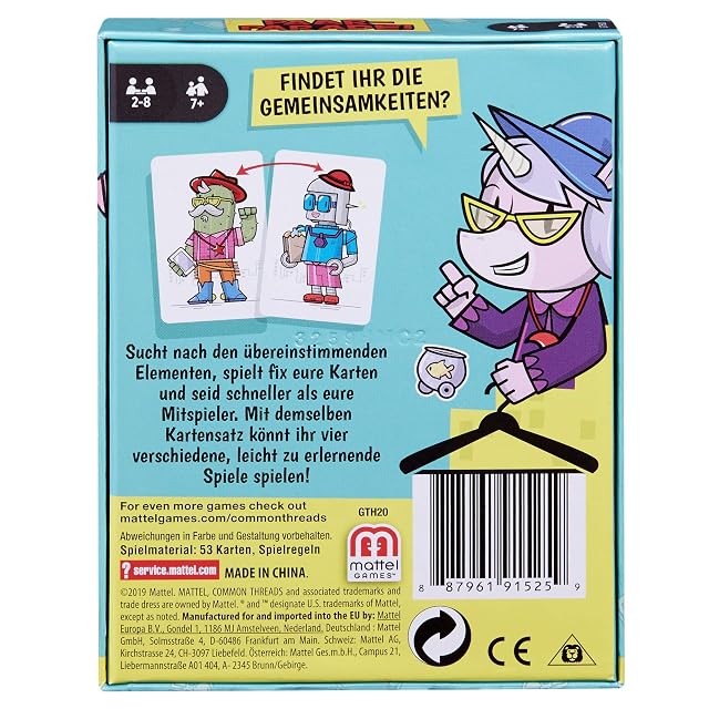 Foto 5 de 6 de Mattel Games- Parade Cartas, sociedades, Juego Familiar. (GTH20), color/modelo surtido