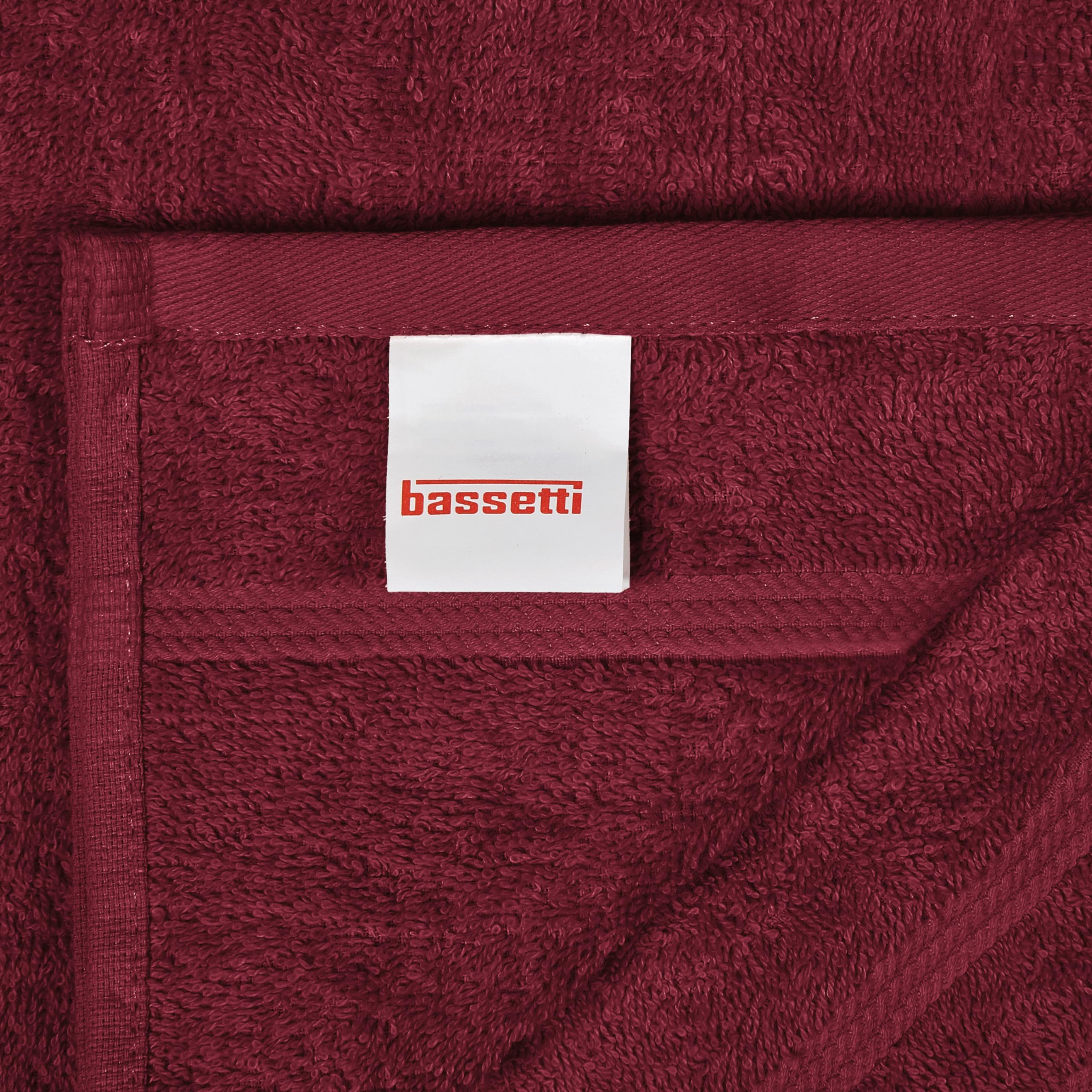 Bassetti Morbido Asciugamano Asciugamani 480 gr 100% Cotone Set da 5 pz (2 da 58x105 cm + 2 da 38x55 cm + 1 da 70X140 cm) - Collezione MONIQUE - IRIS 65