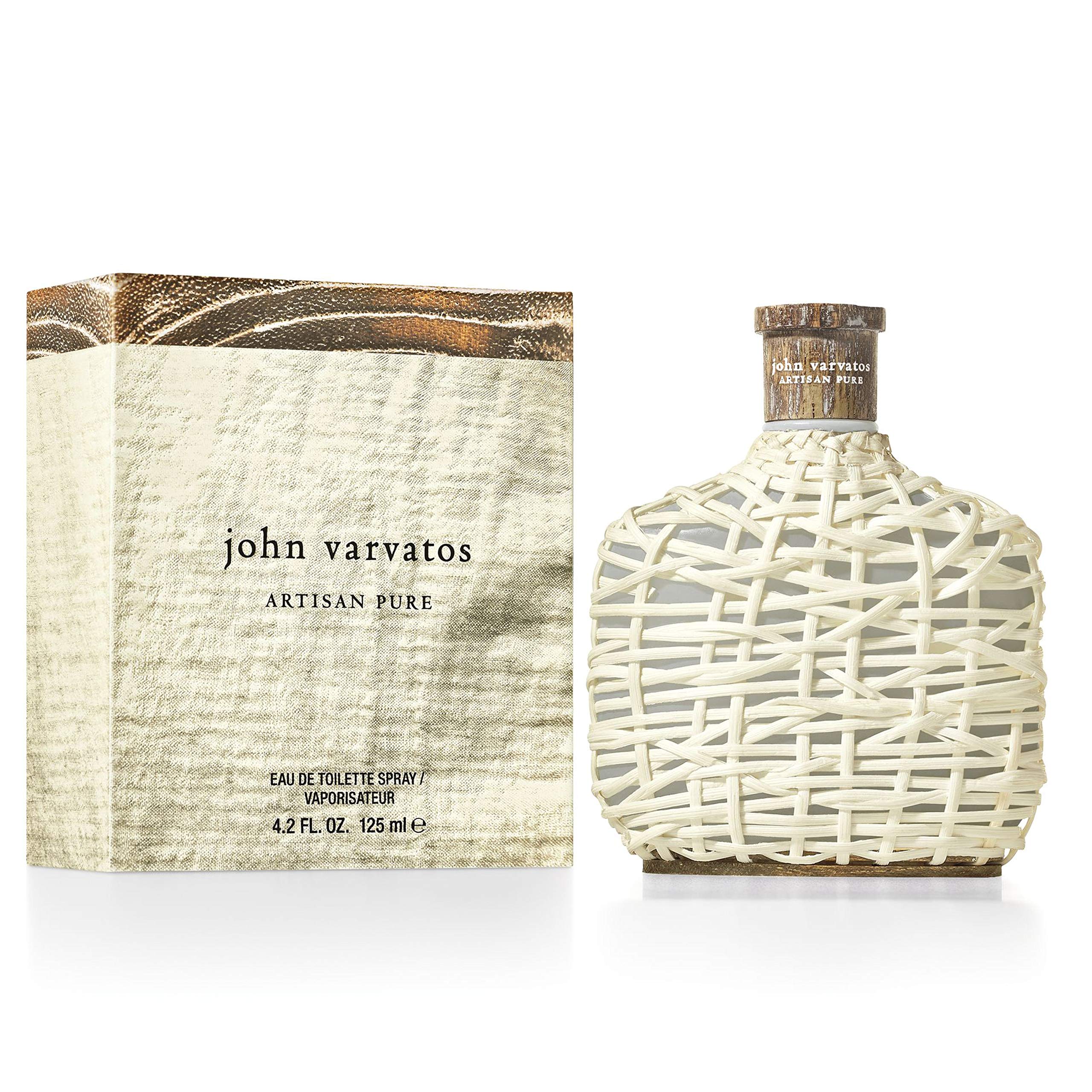 John Varvatos - Artisan Pure – Eau de Toilette für Herren – Zerstäuber mit Hesperid- und Holzduft – langanhaltender und intensiver Duft – auf Basis von holzigen Zitrusfrüchten