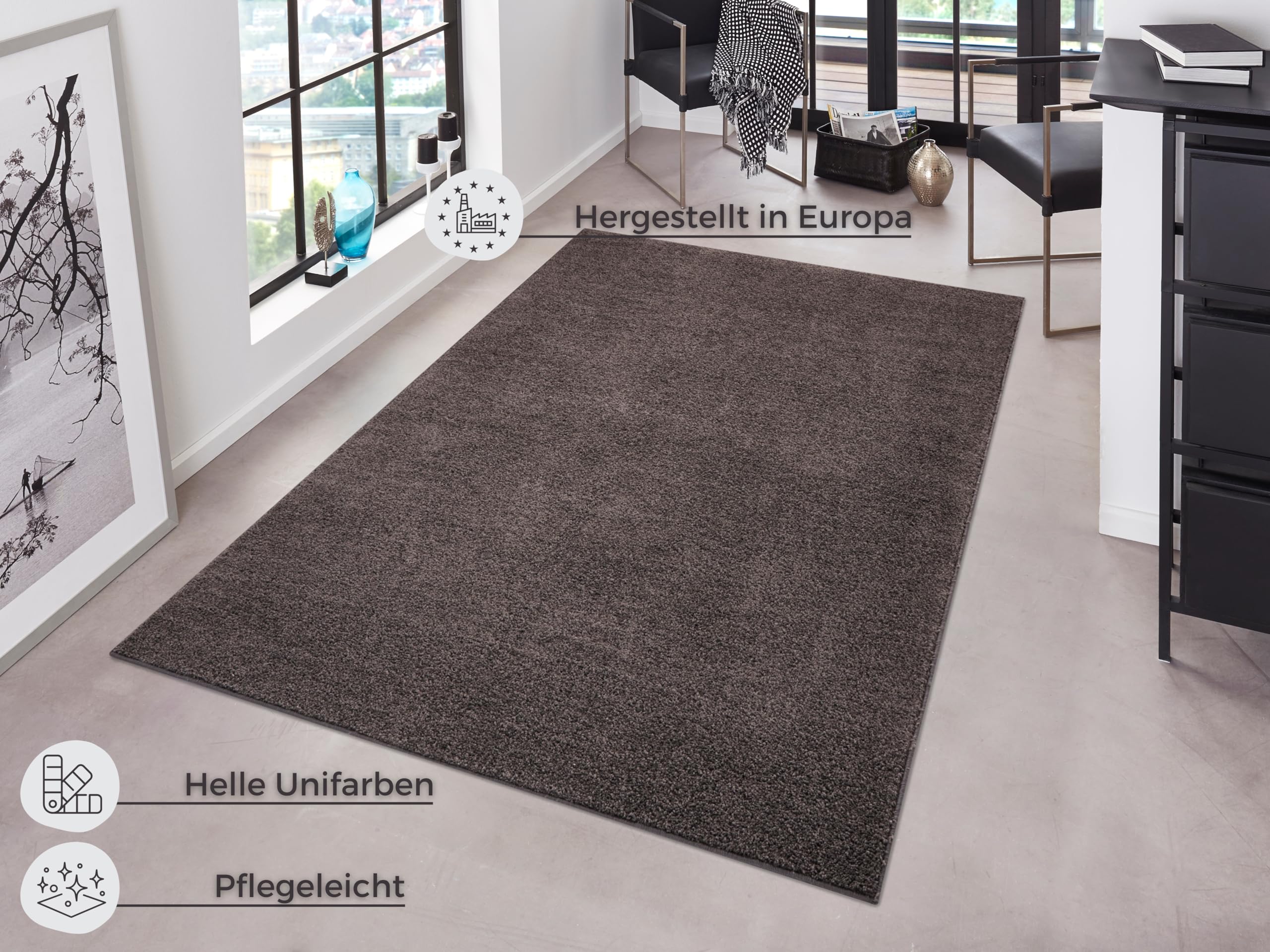 Hanse Home Jute tapijt Kunu - natuurlijk woonkamertapijt - jute en