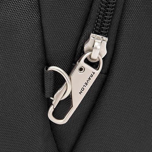 Miniatura 9 de Travelon Bolsa cruzada clásica antirrobo Negro Travelon Bolsa bandolera antirrobo negra