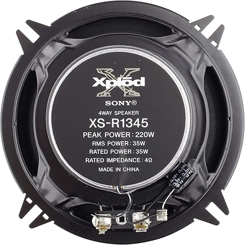 Miniatura 3 de Sony XS-R1345 5-1/4" 4 vías 220 vatios altavoz para coche (par)
