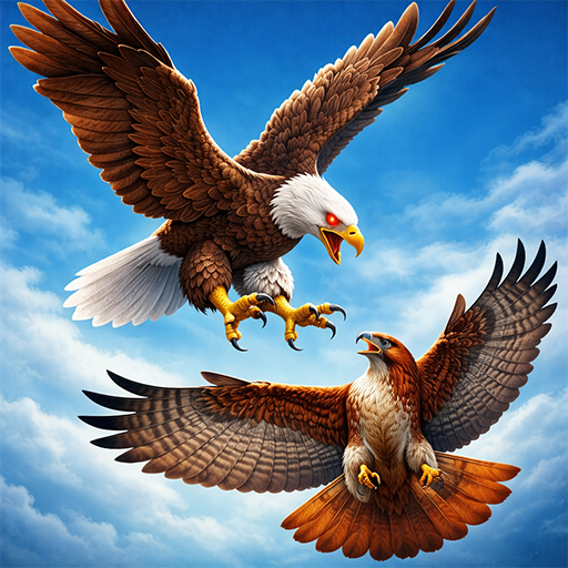 Adlerfamiliensimulator – Flugspiel mit Vögeln