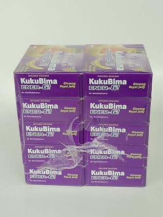 Sido Muncul Kuku Bima Ener-G! Energy Drink Powder Anggur (Grape) 6-ct, 10 Box