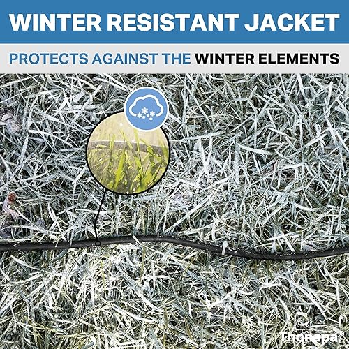 Miniatura 4 de Cable de extensión para exteriores de 100 pies, cable de extensión negro SJTW 16/3 de 100 pies, 3 puntas, cable de alimentación exterior resistente