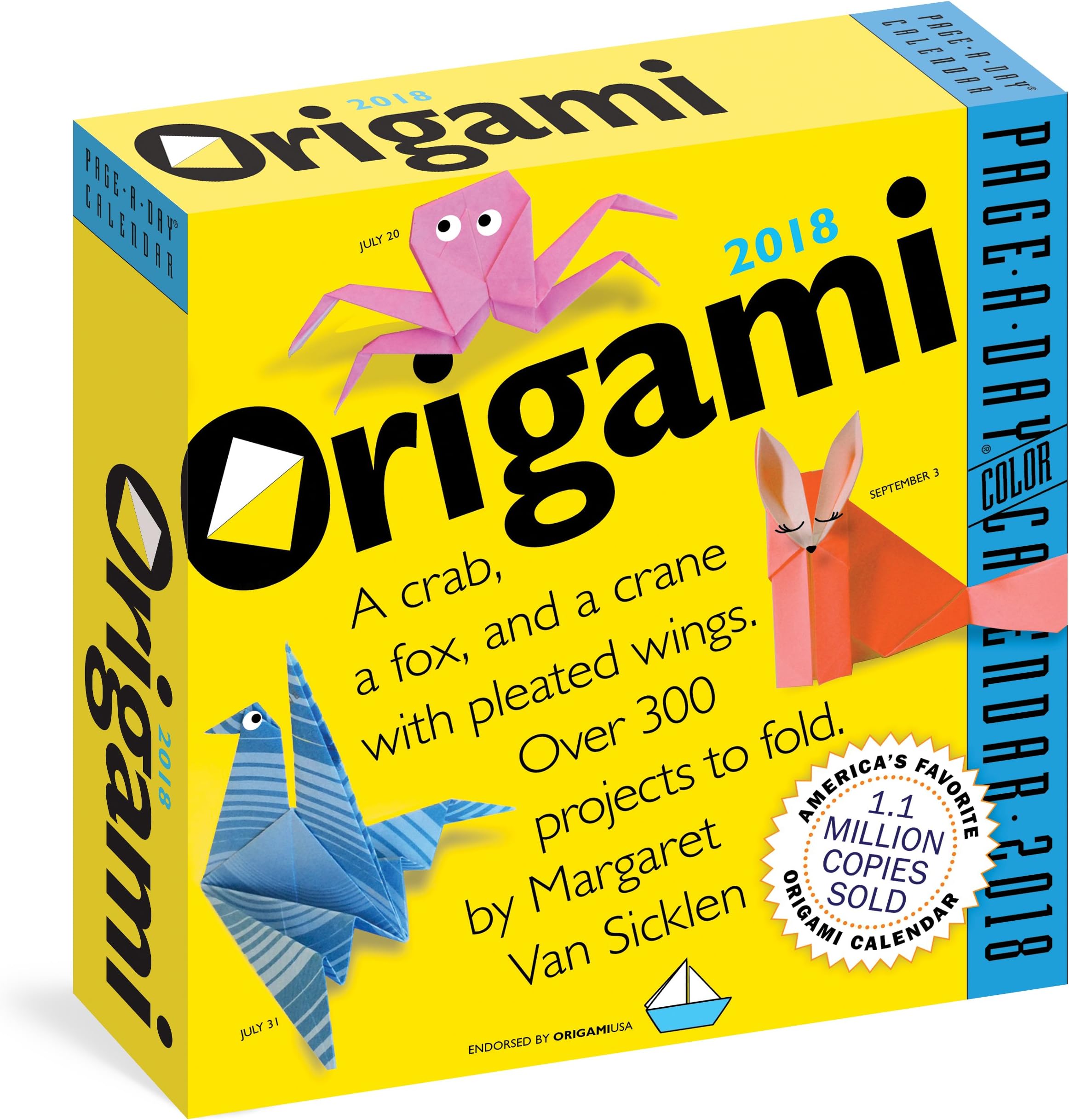 Origami 2018 Calendar