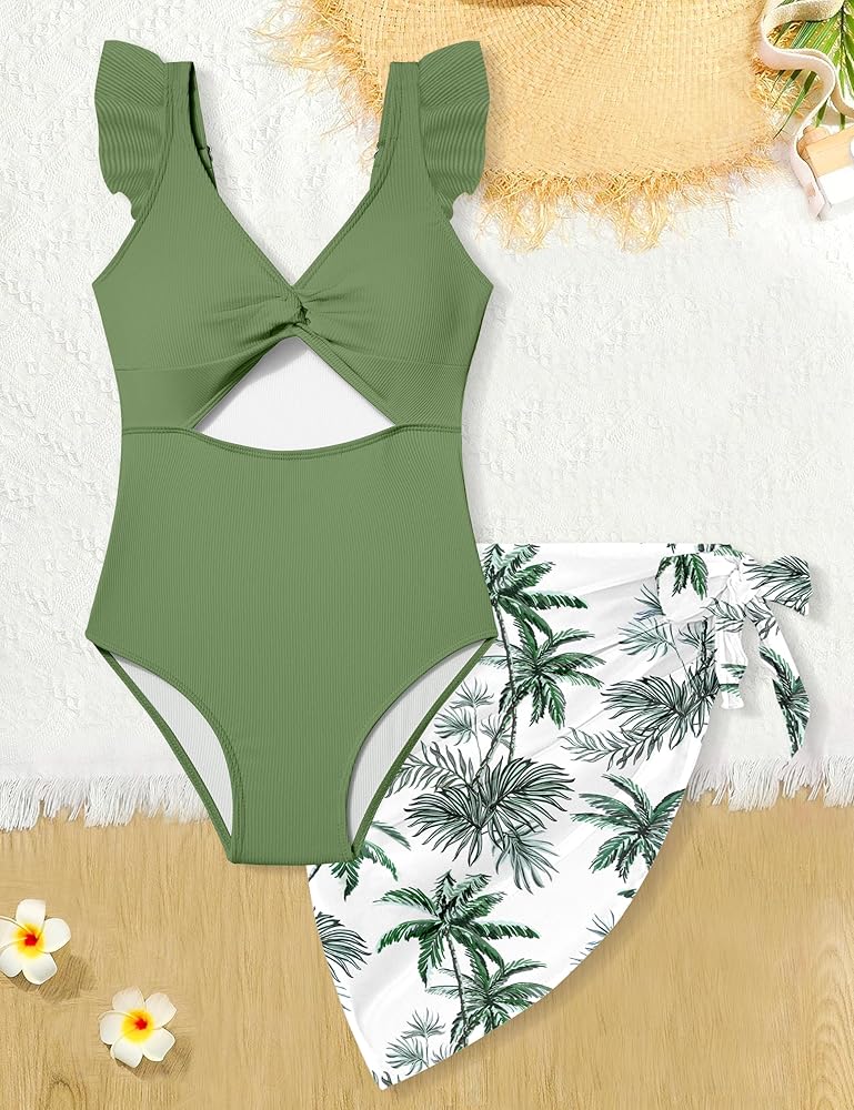Amazon.com: ADIRUN Bathing Suit for Girls Girl Swimsuits