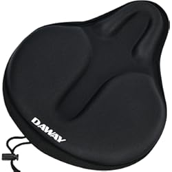 Gel Para Sillin Bicicleta Cómoda funda de sillín de bicicleta – Daway C6 espuma, gel, acolchado, funda de sillín de bicicleta, para bicicleta Indoor, spinning, Cruiser, ruedas estacionarias, para mujeres, hombres