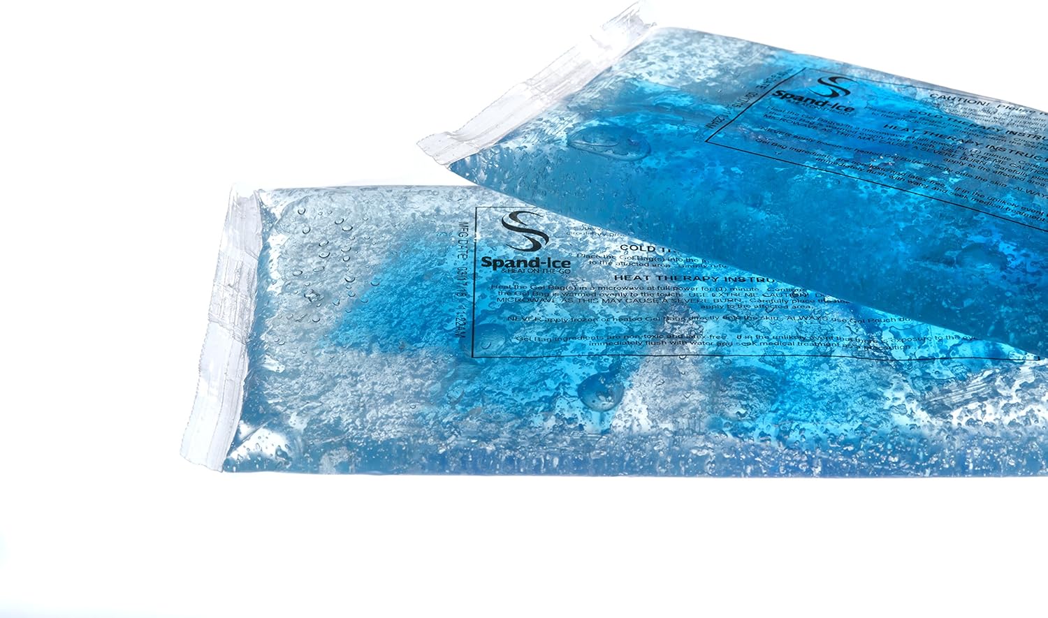 Reusable Gel Hot Cold Packs - Patented, Long-Lasting Ice & Heat Therapy - for Pain, Injuries & Coolers (2 Pack)
