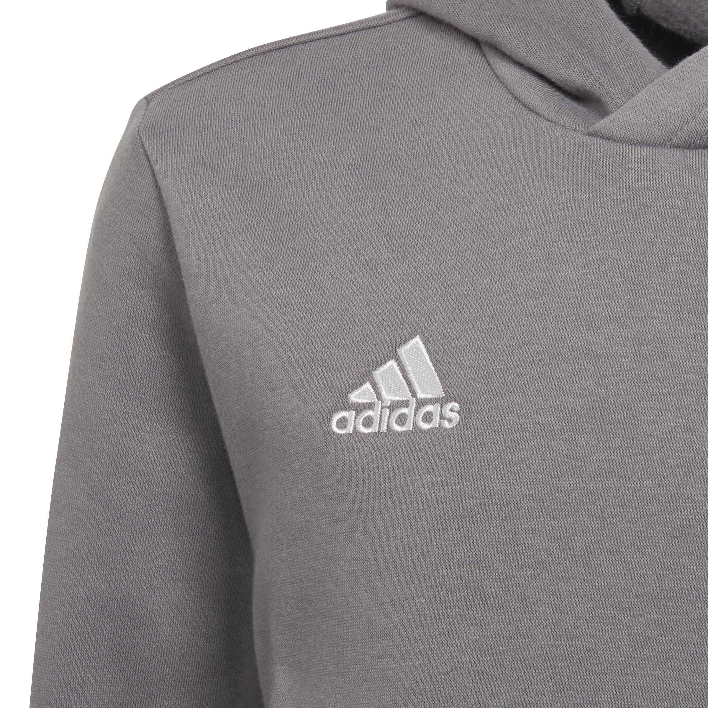 adidas Uniseks - dzieci Entrada 22 Sweat Hoodie, Team Grey Four, 11-12 Years