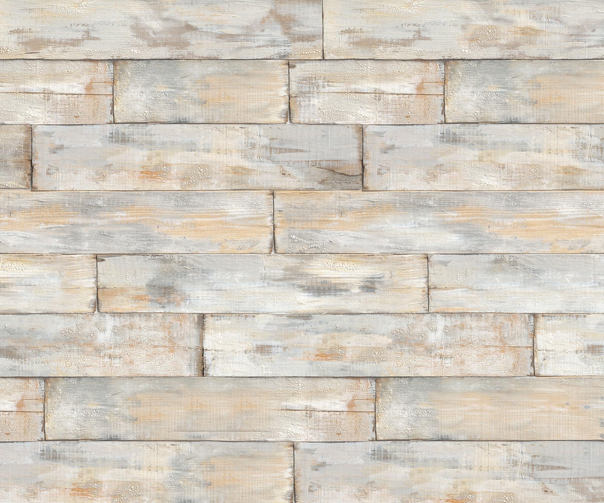 Komar 014-DV3 Shabby CHIC - Papel pintado para pared (300 x 250 cm), diseño de madera