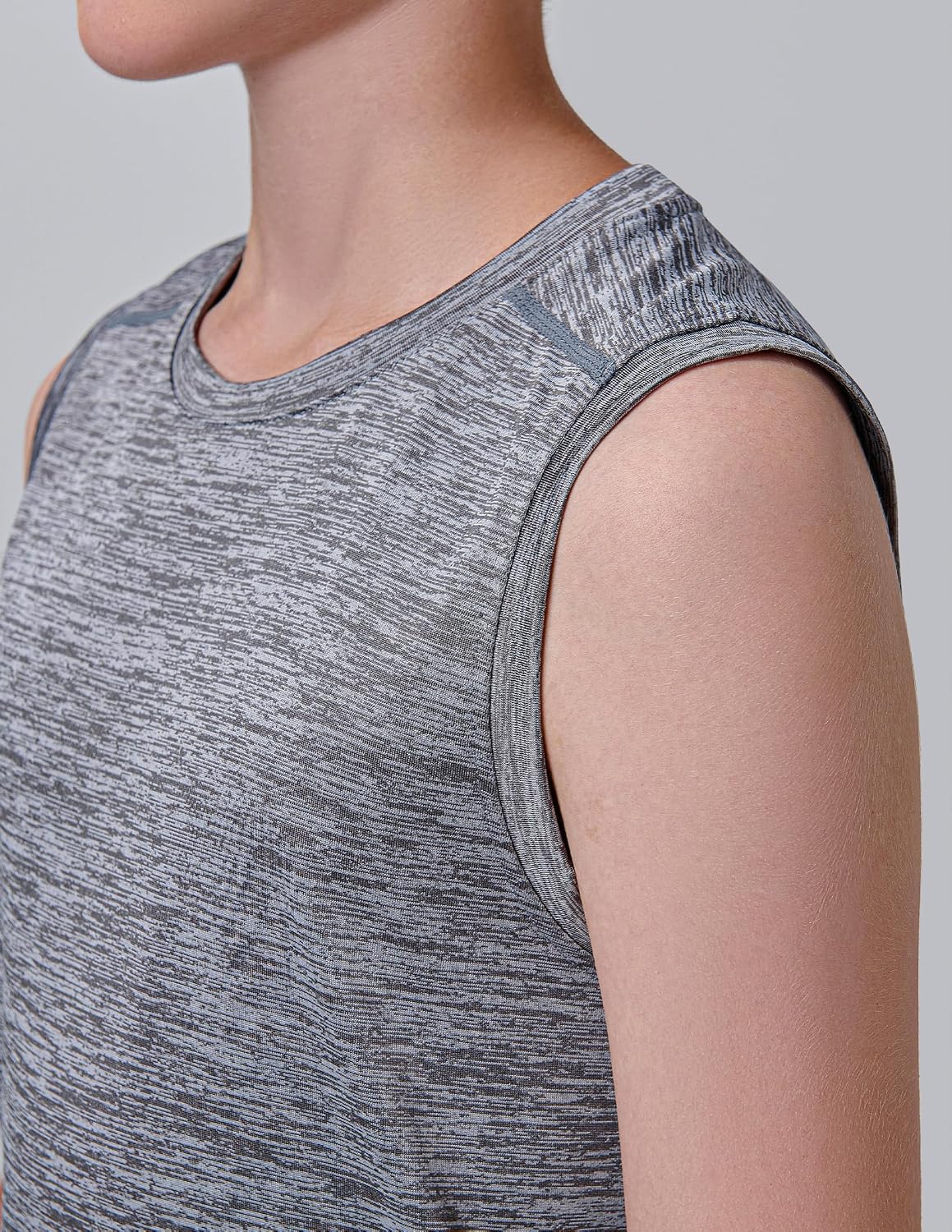 5 Pack Youth Boys Dry-Fit Active Tank Tops