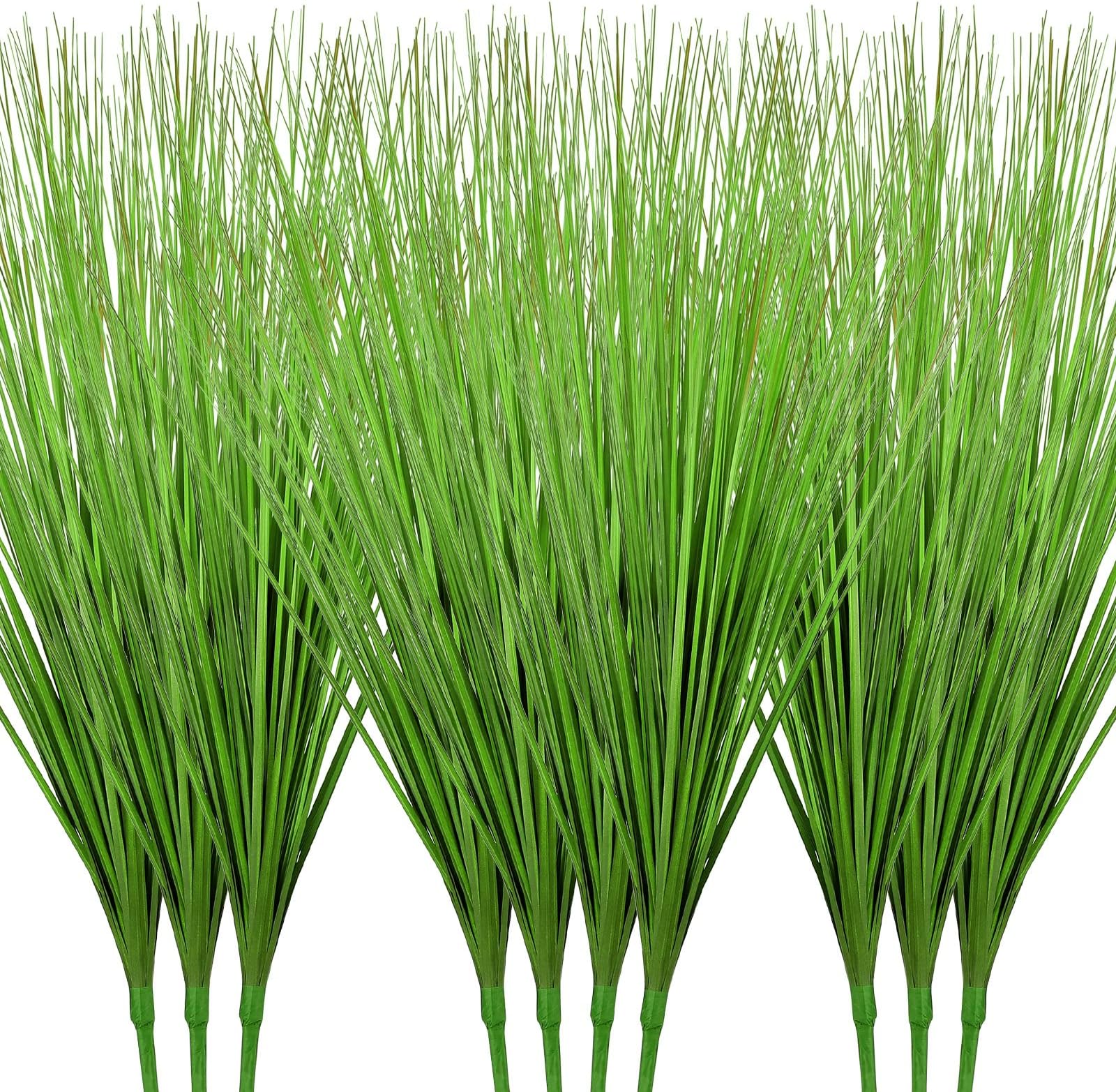 VANTREE 8PCS Artificial Plants,Artificial Shrubs Wheat