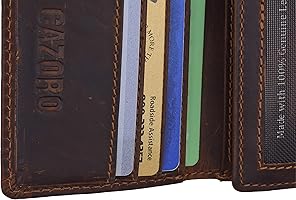 Cartera De Piel Corrugada Con Tarjetero Extraíble Castelli Leather