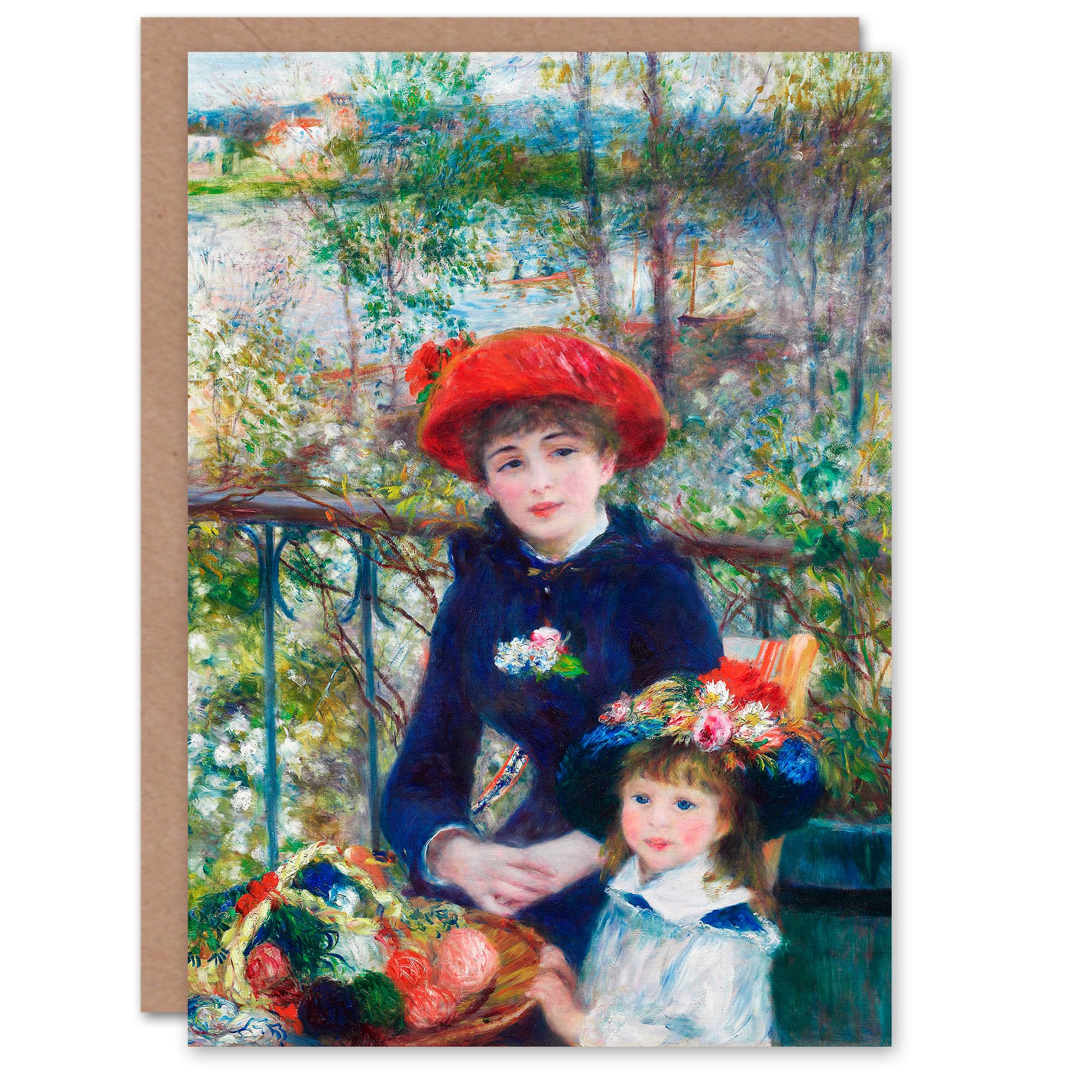 Artery8 Pierre Auguste Renoir Art Card Two Sisters On the Terrace