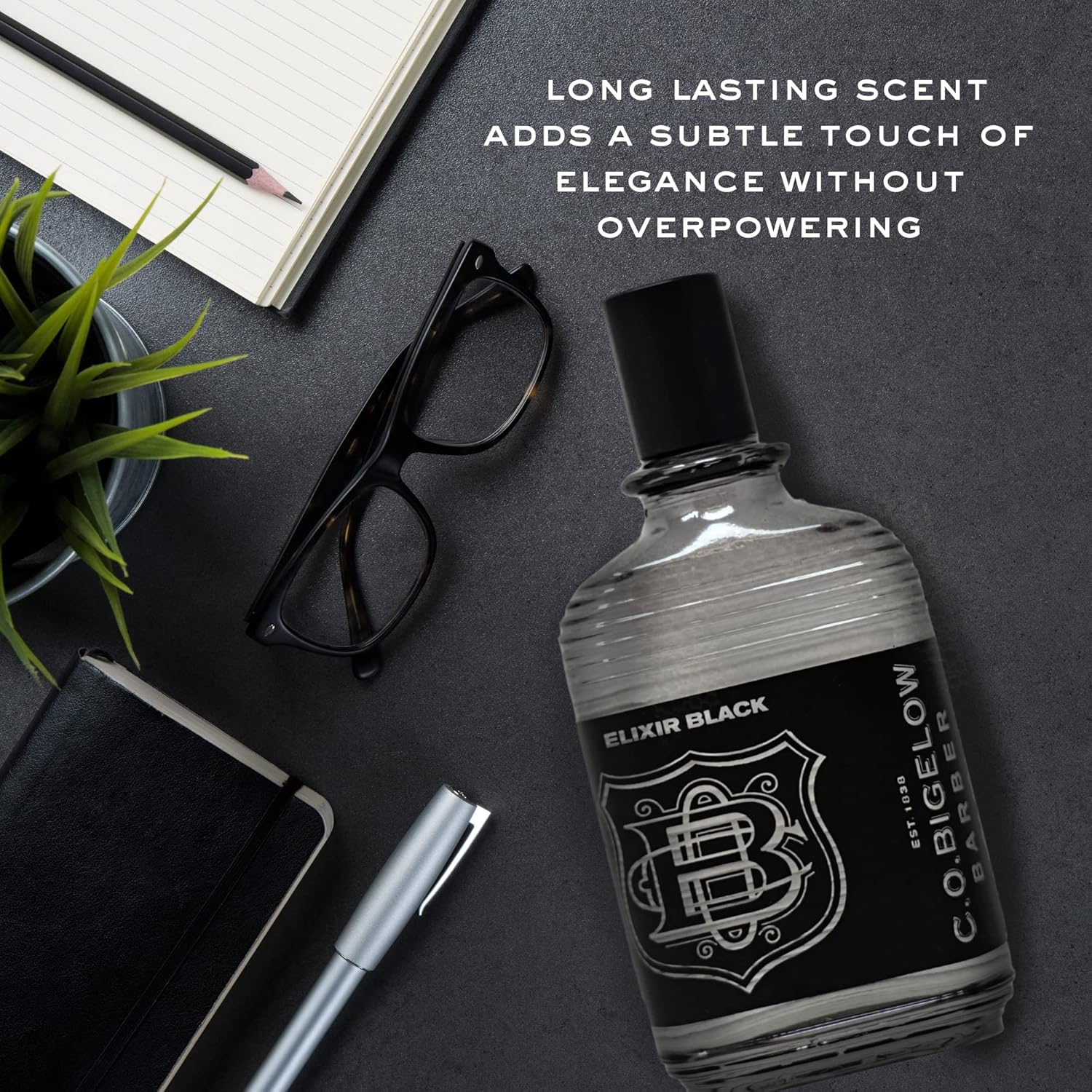 C.O. Bigelow Elixir Black Cologne for Men, Musk & Vanilla Fragrance, Long Lasting Men's Cologne, Elixir Perfume for Men, 2.5 Fl Oz - Image 3