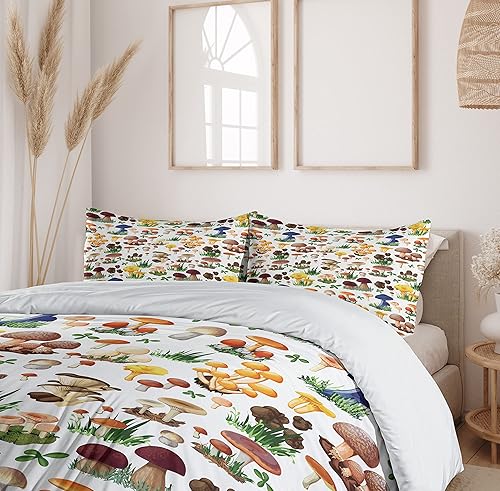 Miniatura 6 de Ambesonne - Juegos de funda de edredón multicolor, en colores y tres tamaños.