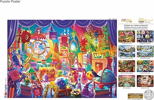 Miniatura 8 de Brain Tree - Rompecabezas de 1000 piezas para adultos con 4 bandejas de clasificación de rompecabezas cada pieza es única con tecnología de gotas