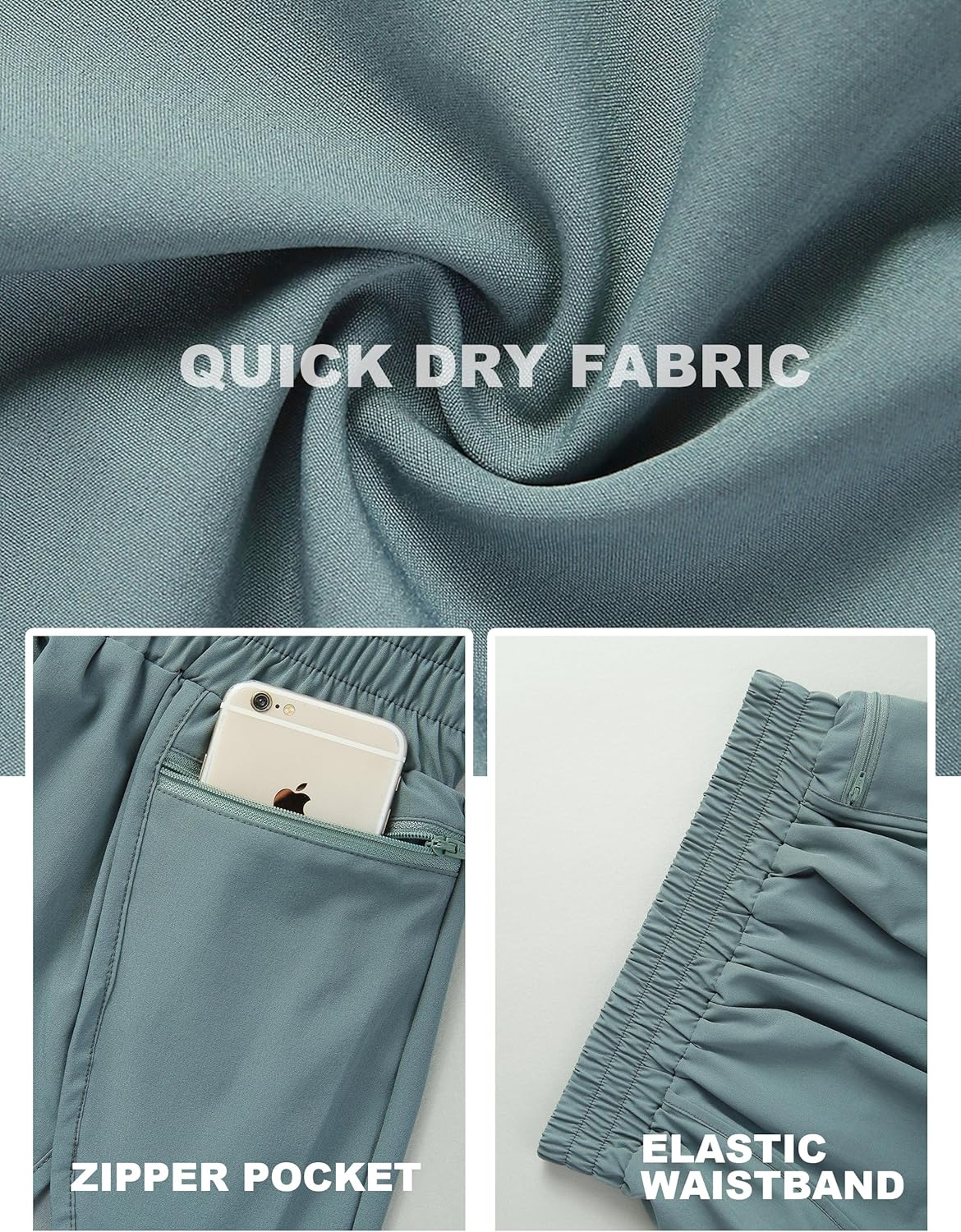 Blooming Jelly Women's Quick-Dry Running Shorts Workout Sport Layer Active Shorts with Pockets 1.75" - Image 5