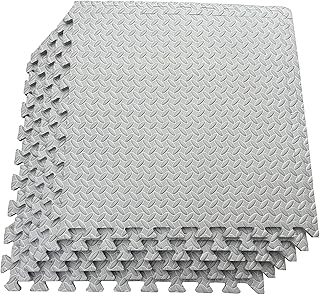 Kobo AC-62 Puzzle Exercise Mat, EVA Foam Interlocking Tiles, Protective Flooring for Gym Equipment and Cushion for Workout... Price In India