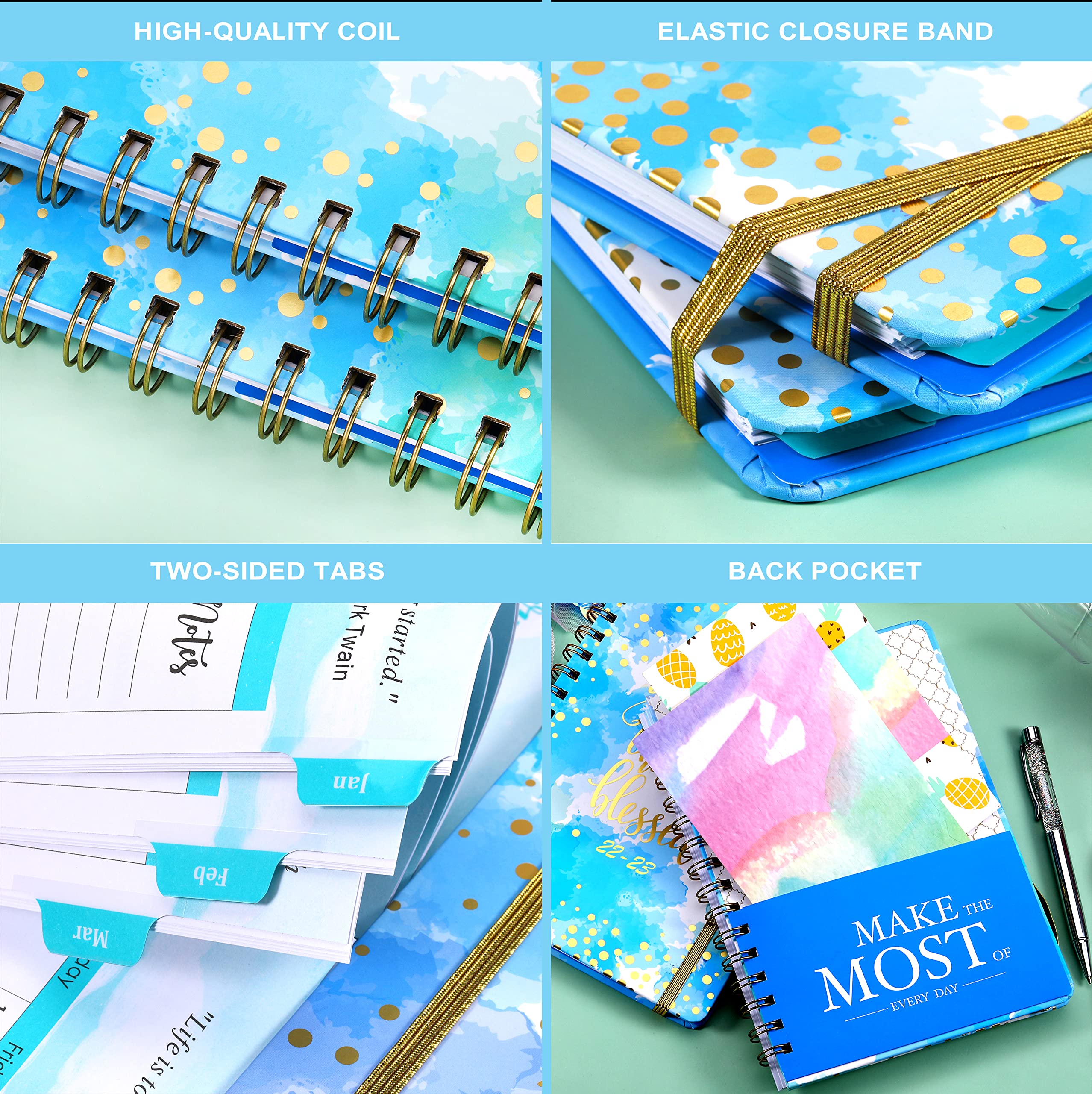 2022 Planner Planner 2022 Weekly & Monthly with Tabs, January 2022