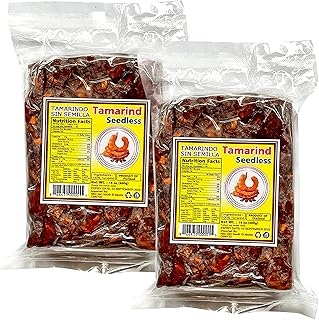 (2 Pack) Tamarind Wet Seedless Block/Slab 14oz (400g) All Natural No add...