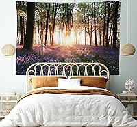 Vista 105 de Ambesonne Tapiz de palmera, impresión de imagen de atardecer tropical, estilo vintage, playa de verano, para colgar en la pared para dormitorio