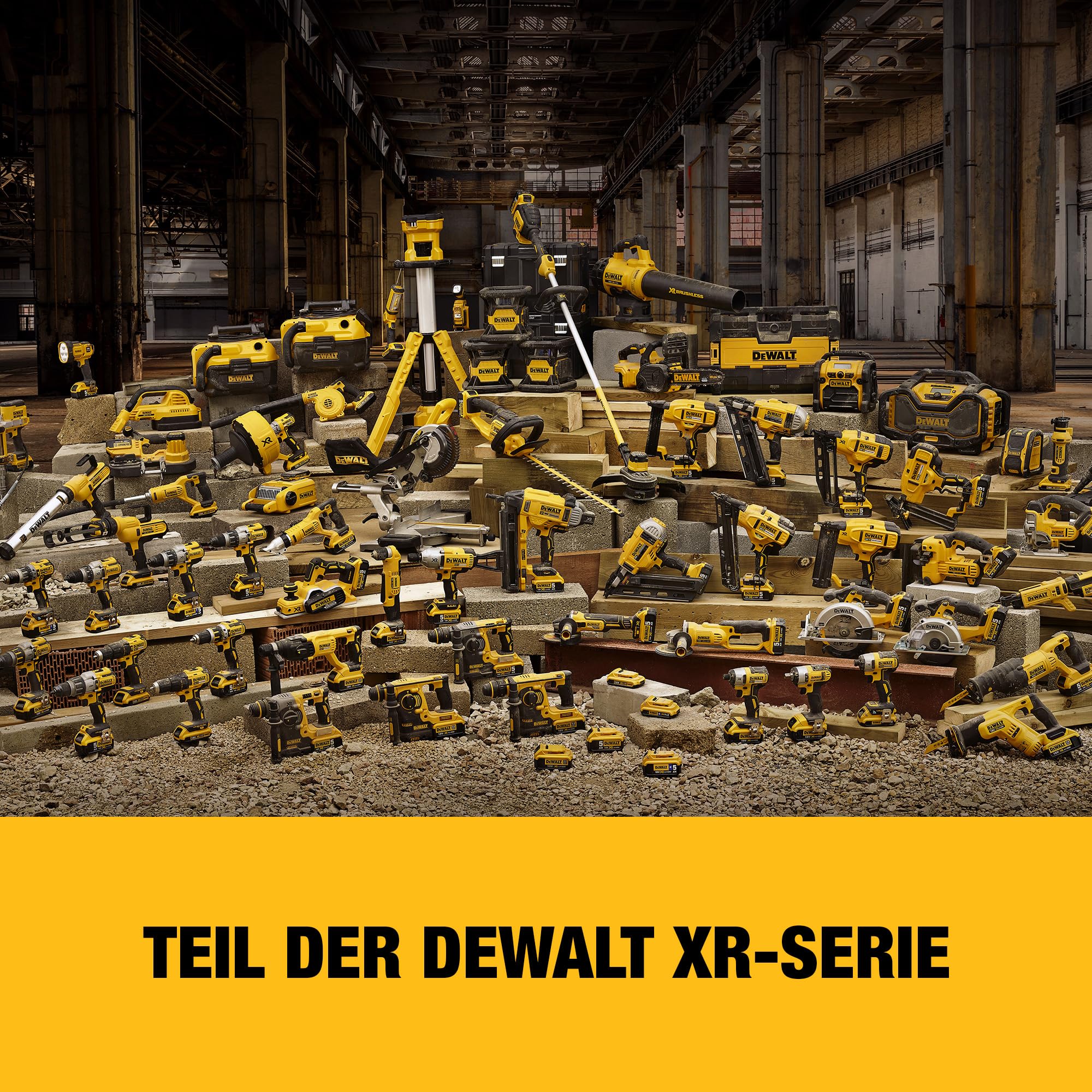 DEWALT 18V XR Brushless Kompakter 1/2"-Schlagschrauber mit Stiftsicherung, Solo-Gerät, DCF922N-XJ